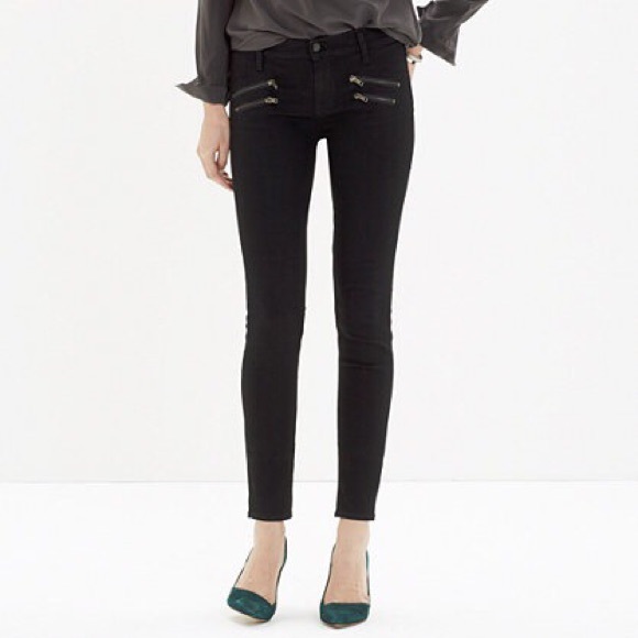Madewell Denim - Madewell Biker Zip Edition Skinny Skinny Jeans